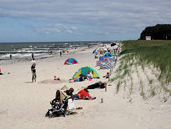 Viel Platz am Zingster Strand